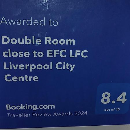 Double Room Close To Efc Lfc Liverpool City Centre Экстерьер фото